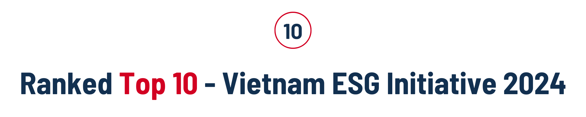 Vilai Viet ranked Top 10 - Vietnam ESG Initiative 2024 